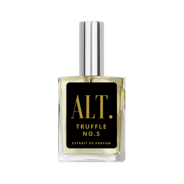 A bottle of perfume with the word " alt ".